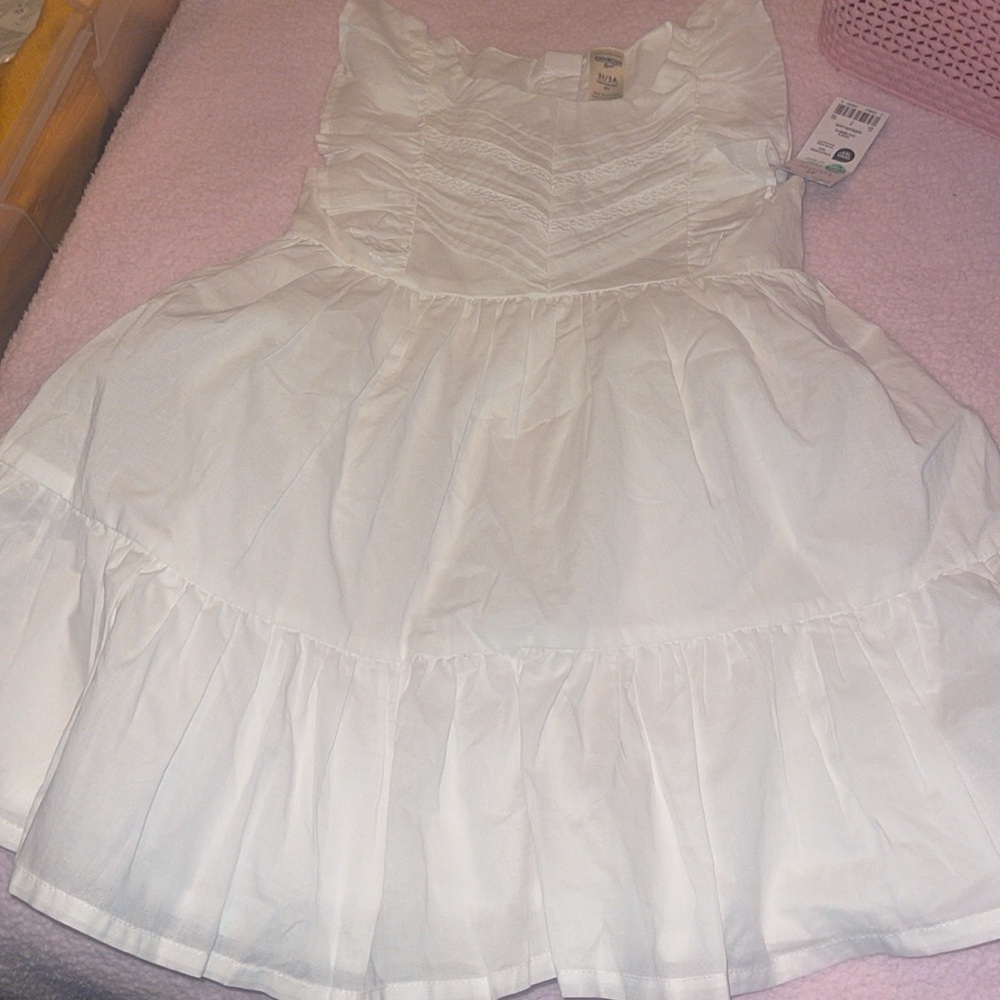 Oshkosh toddler white dress - Picture 3 of 6